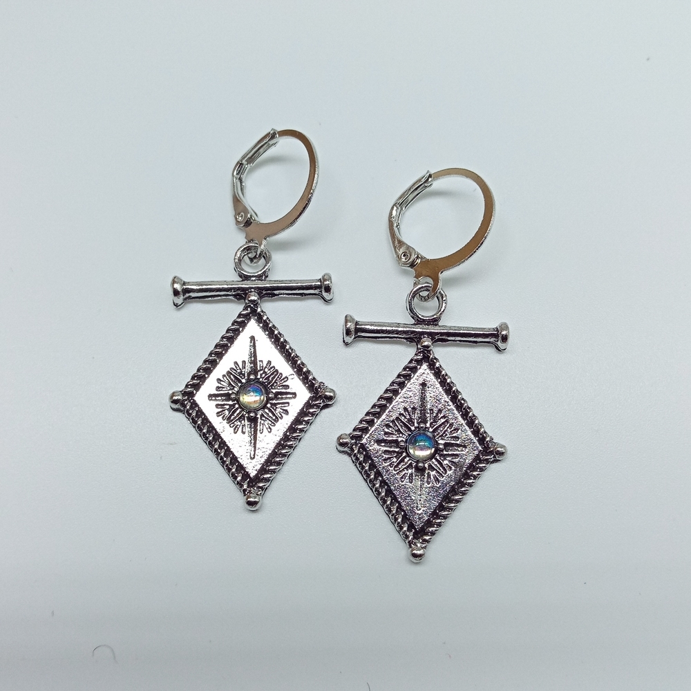NEW Industrial Starburst Earrings